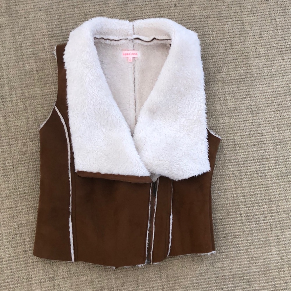 NAMELESS Faux suede vest